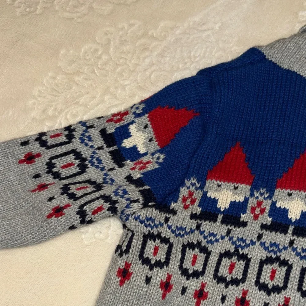 BABY GAP CARDIGAN WITH GNOMES